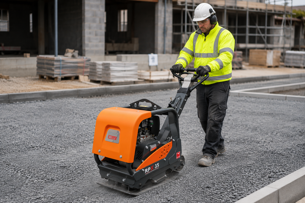 Large Reversible Plate Compactor